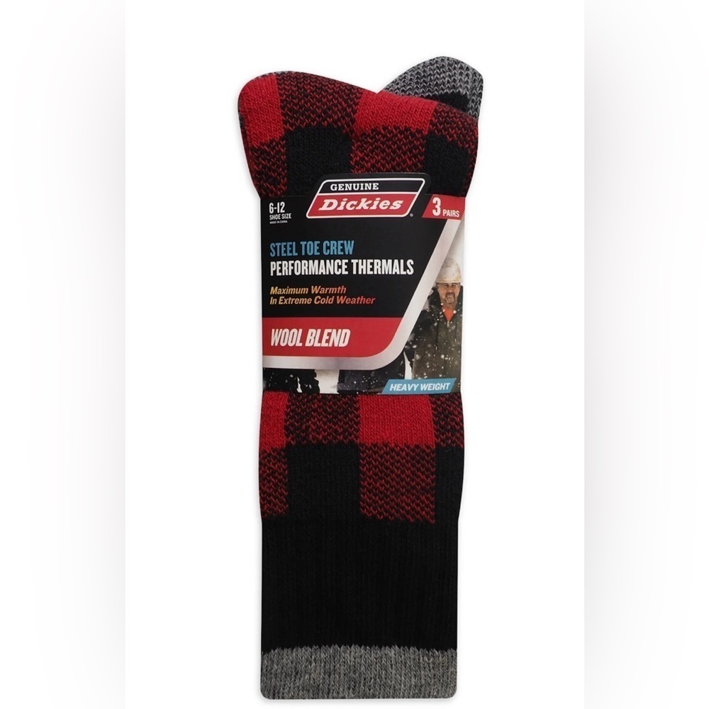 Dickies P3 Wool Buffalo Plaid Thermal Crew